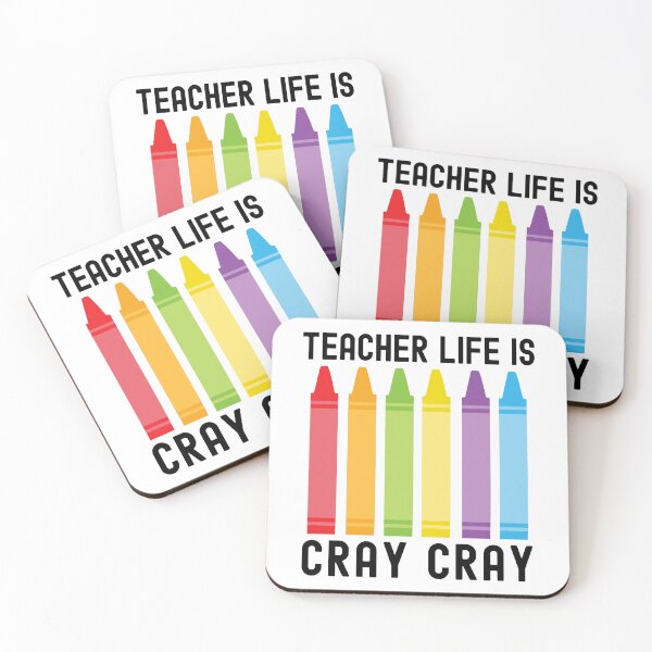 Item preview, Teacher Life Is Cray Cray - Educator Humor, Teacher Humor, Professor Humor, Favorite Teacher Gift, Funny Professor, Funny Teacher, Funny Educator designed and sold by jadedscientist.