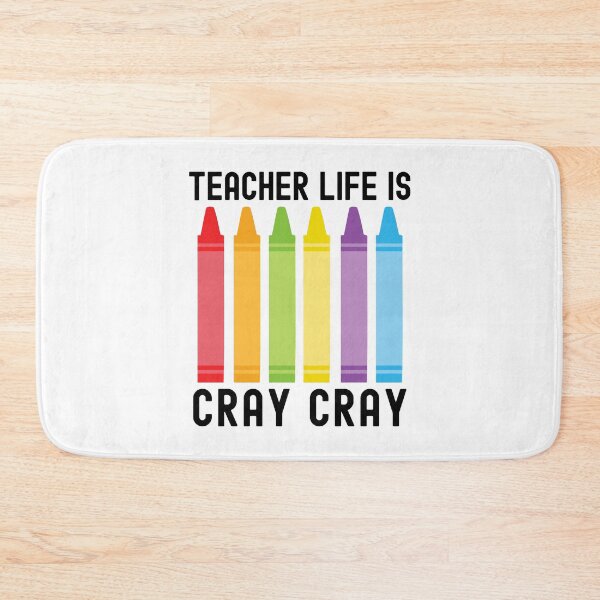 Item preview, Teacher Life Is Cray Cray - Educator Humor, Teacher Humor, Professor Humor, Favorite Teacher Gift, Funny Professor, Funny Teacher, Funny Educator designed and sold by jadedscientist.