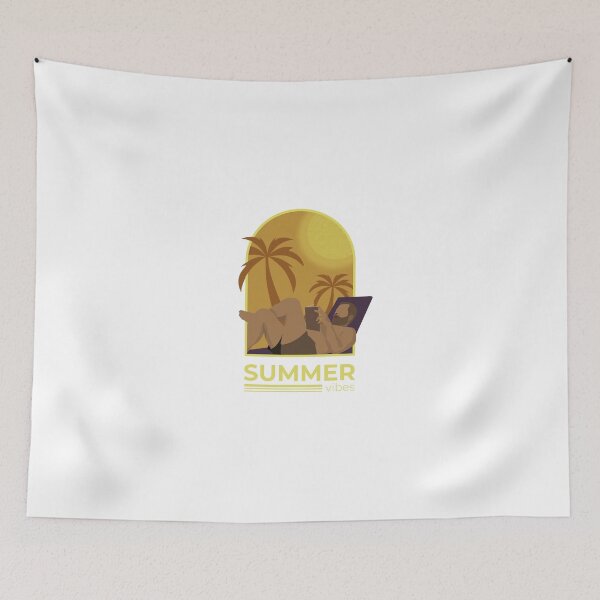 Item preview, Illustration summer reading, summer feelings designed and sold by CreandoLios.