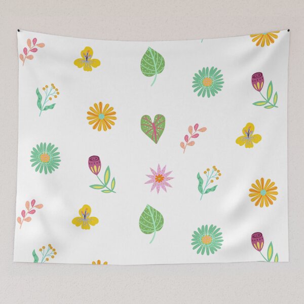 Item preview, Abstract Flowers and Leaves designed and sold by silviaol.