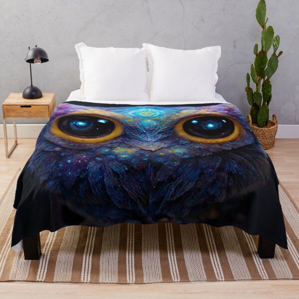 Item preview, Cute Galactic Owl designed and sold by Gustavo Navarro.