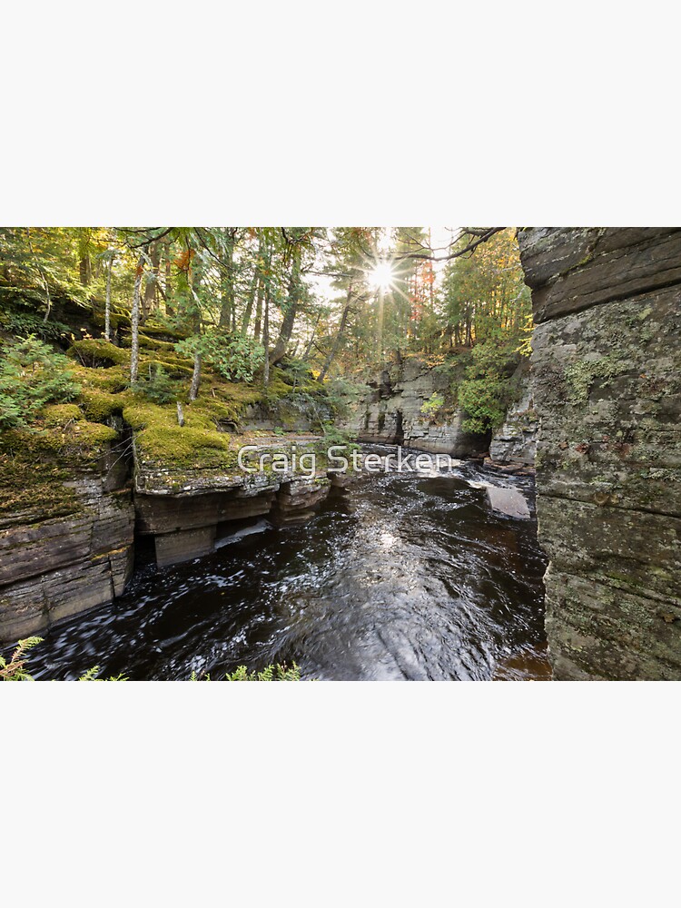 "Sturgeon River at Canyon Falls in Michigan's Upper Peninsula