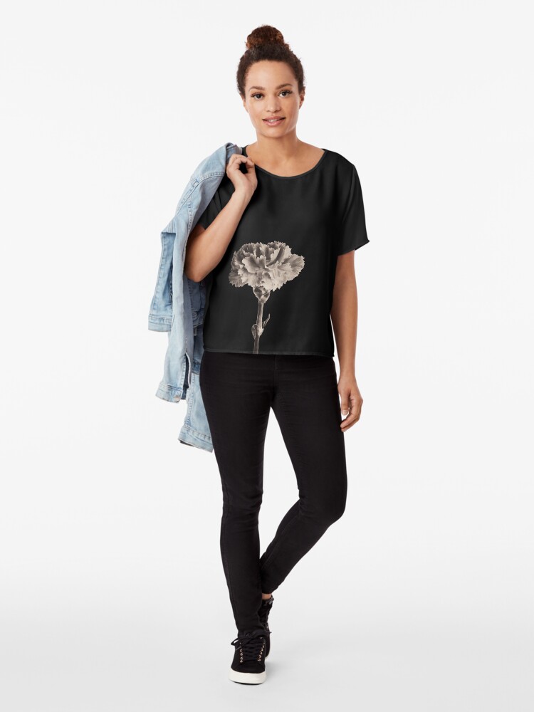 Alternate view of Antique Carnation Chiffon Top