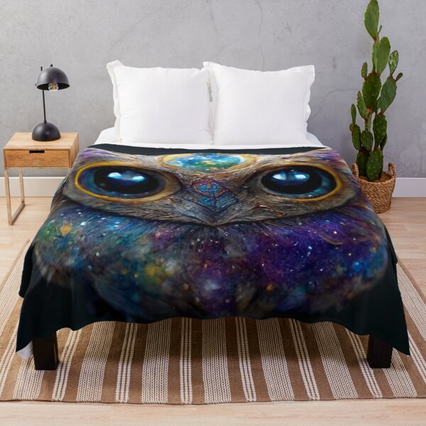Item preview, Cute Galactic Owl designed and sold by Gustavo Navarro.