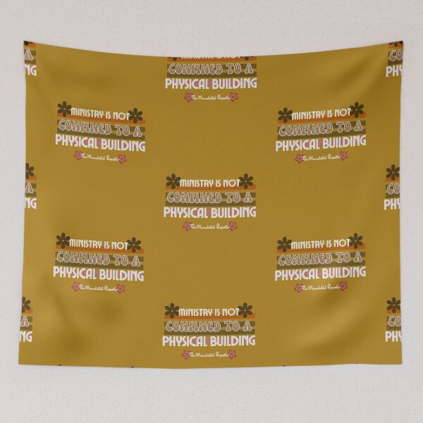 Item preview, Ministry is Not Confined to a Physical Building - Vintage Brown designed and sold by TheReporter1.