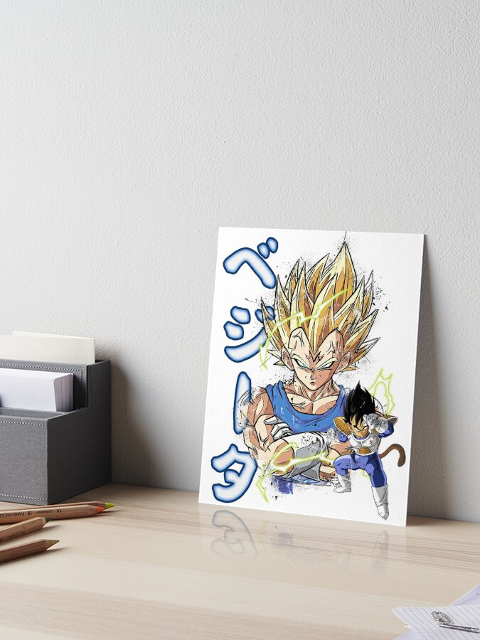 Vegeta SSJ2  Art Board Print for Sale by Anime-Styles