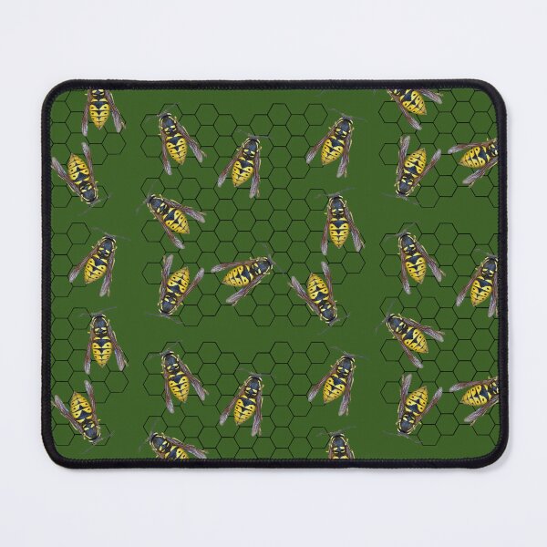 Item preview, Bee pattern with honeycomb background - WelshDesigns designed and sold by welshdesigns.