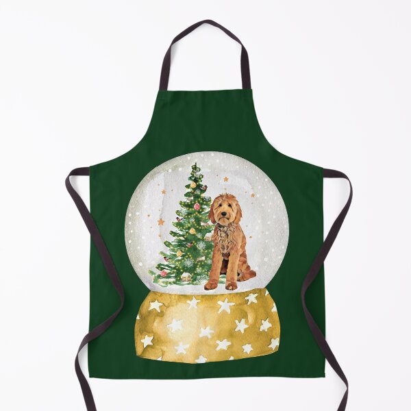 Item preview, Goldendoodle Christmas Snow Globe designed and sold by MameDesign.