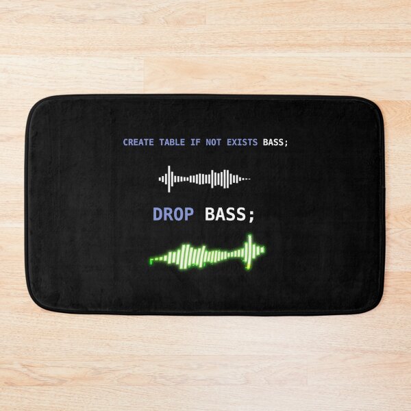 Item preview, DROP THE BASS! designed and sold by skoolsarecool.