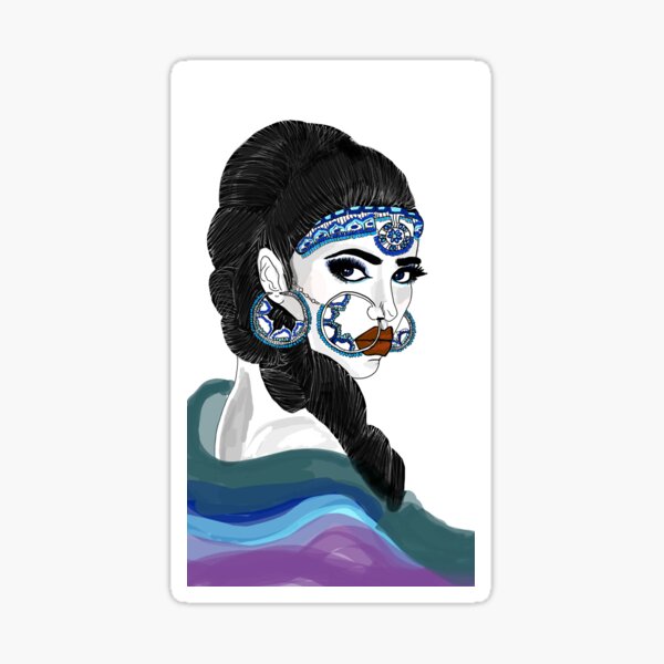 Waves look Sticker