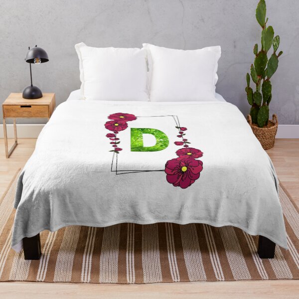 Item preview, Flowers Letter D Design, Monogram with Flowers, Initial Gifts for Her designed and sold by bartdesigner.