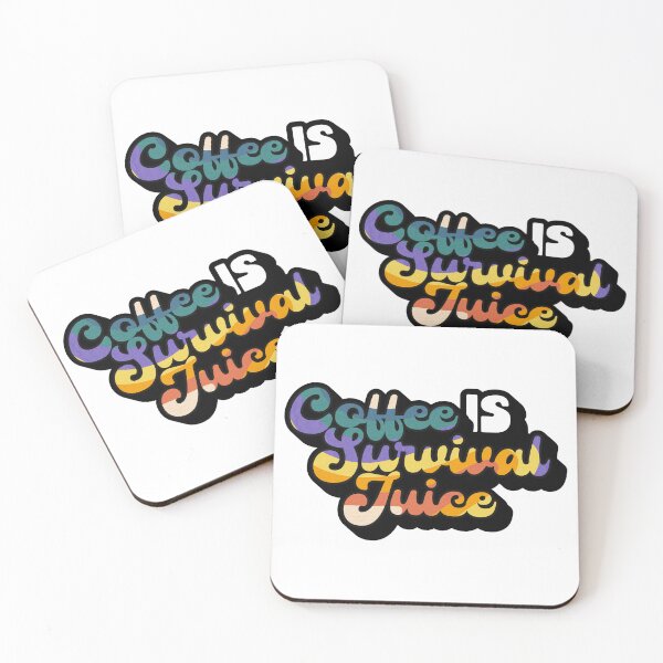 Item preview, Retro Style Coffee is Survival Juice | Coffee obsessed  designed and sold by Yellow Coffee.