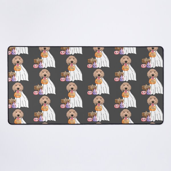 Item preview, Happy Halloween Goldendoodle No Tricks Only Treats designed and sold by MameDesign.