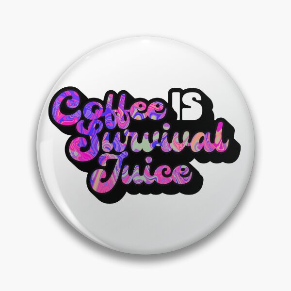 Item preview, Retro Style Coffee is Survival Juice | Coffee obsessed  designed and sold by Yellow Coffee.