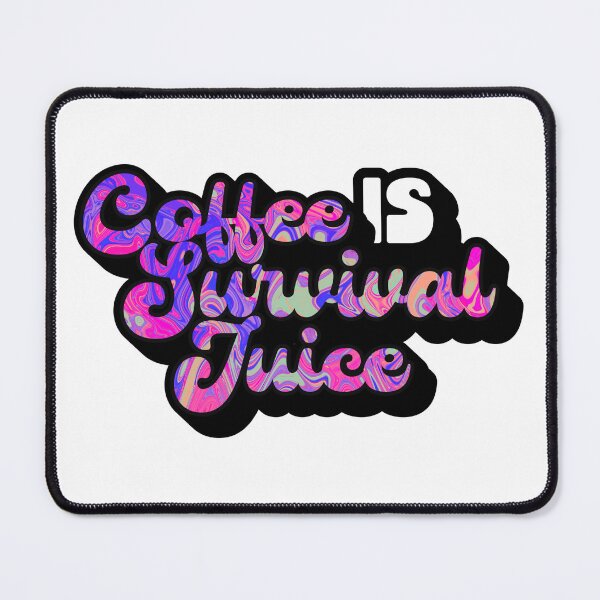 Item preview, Retro Style Coffee is Survival Juice | Coffee obsessed designed and sold by Yellow Coffee.