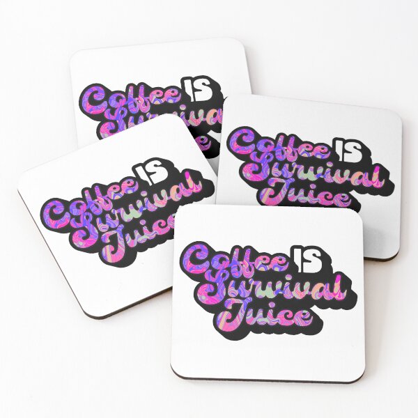 Item preview, Retro Style Coffee is Survival Juice | Coffee obsessed  designed and sold by Yellow Coffee.