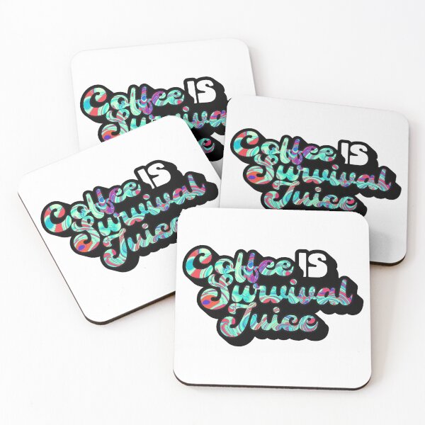 Item preview, Retro Style Coffee is Survival Juice | Coffee obsessed  designed and sold by Yellow Coffee.