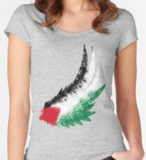Free Palestine Women's Fitted Scoop T-Shirt