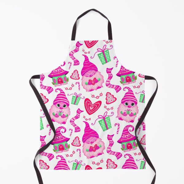 Item preview, Pink Gnome, Presents & Candy - Christmas Pattern designed and sold by Edenglow Prints & Peculiars.