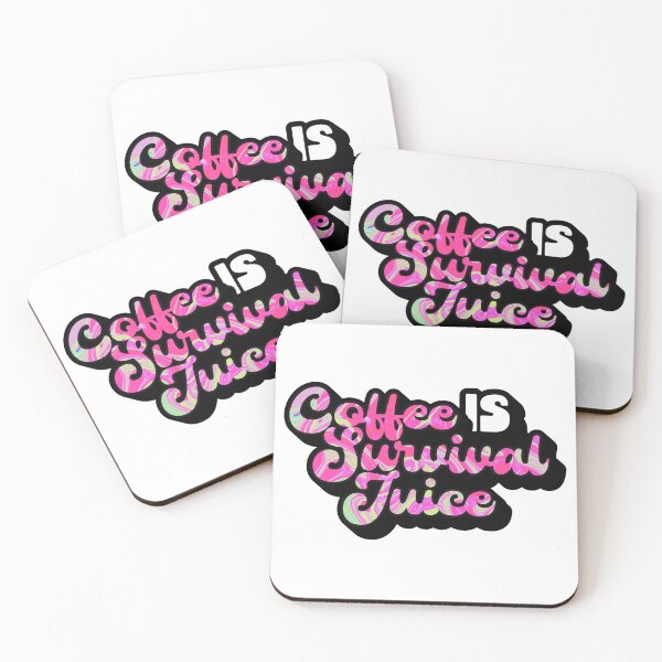 Item preview, Retro Style Coffee is Survival Juice | Coffee obsessed  designed and sold by Yellow Coffee.