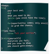 Geek Coder Poster