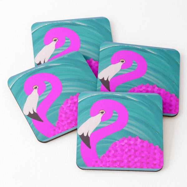 Item preview, Fluoro flamingo  designed and sold by TootsieB.