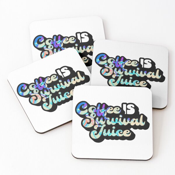 Item preview, Retro Style Coffee is Survival Juice | Coffee obsessed  designed and sold by Yellow Coffee.