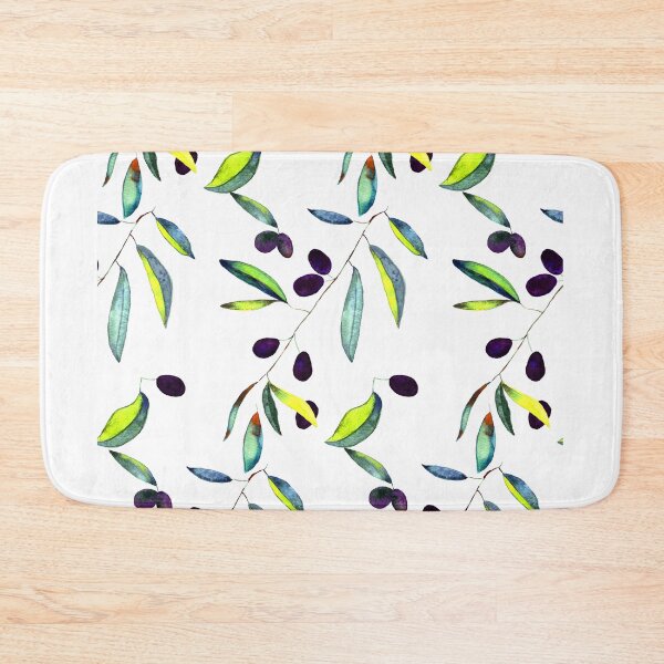 Item preview, Olives and leaves designed and sold by Kristin Marie Steinke.