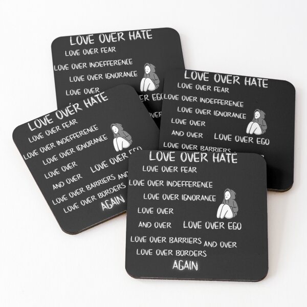 Item preview,  love over hate > More Love Less Hate designed and sold by kwinssi.