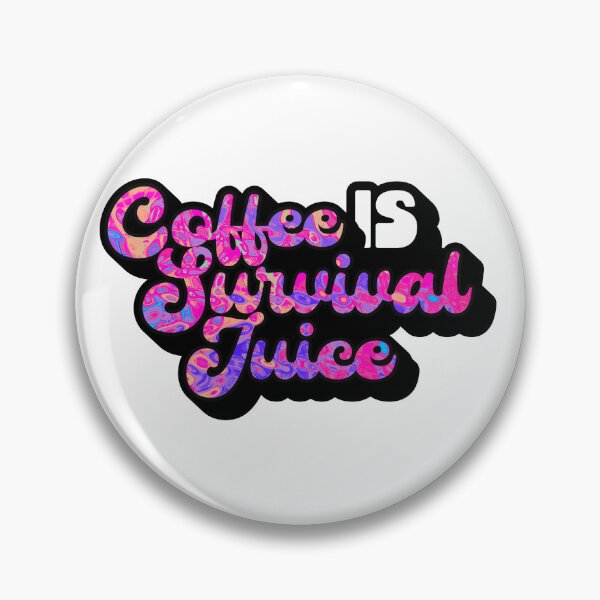 Item preview, Retro Style Coffee is Survival Juice | Coffee obsessed  designed and sold by Yellow Coffee.