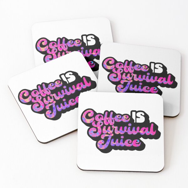 Item preview, Retro Style Coffee is Survival Juice | Coffee obsessed  designed and sold by Yellow Coffee.