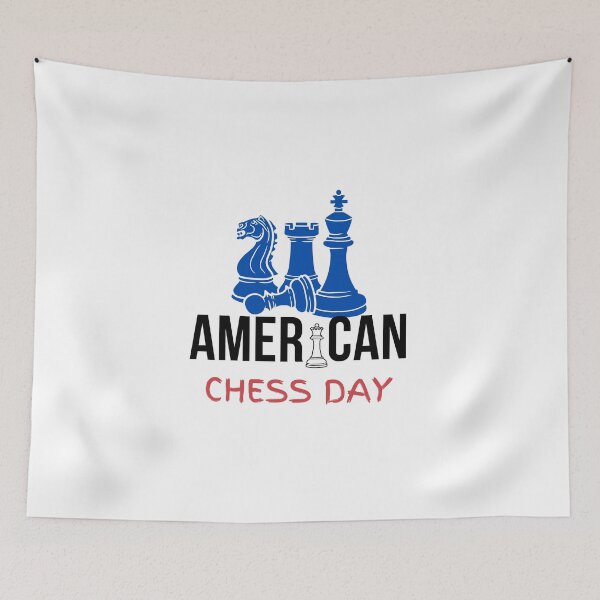 Item preview, American chess day gift for chess lover chess day designed and sold by DesignisMine.