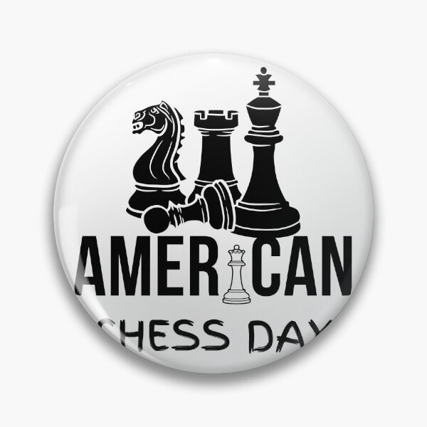Item preview, American chess day gift for chess lover chess day designed and sold by DesignisMine.