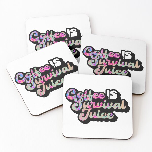 Item preview, Retro Style Coffee is Survival Juice | Coffee obsessed  designed and sold by Yellow Coffee.