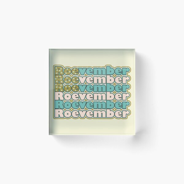 Item preview, Roevember vintage green and turquoise design designed and sold by JoyOfHopeStore.