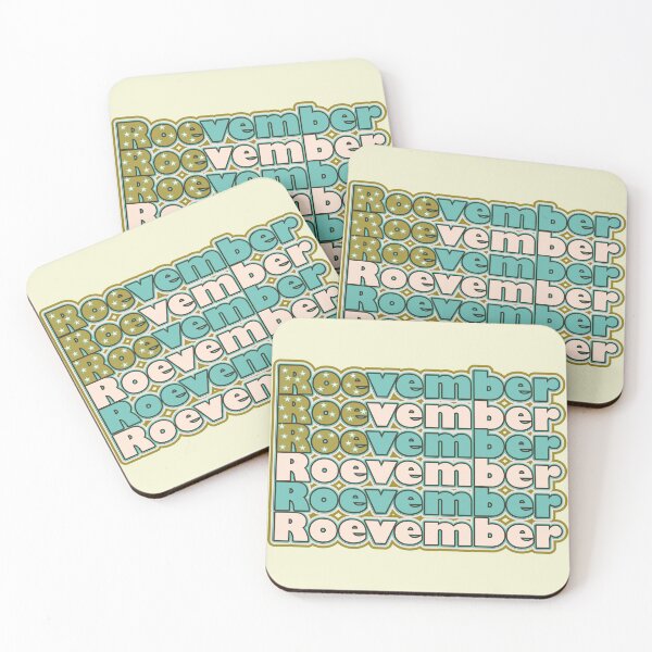 Item preview, Roevember vintage green and turquoise design designed and sold by JoyOfHopeStore.