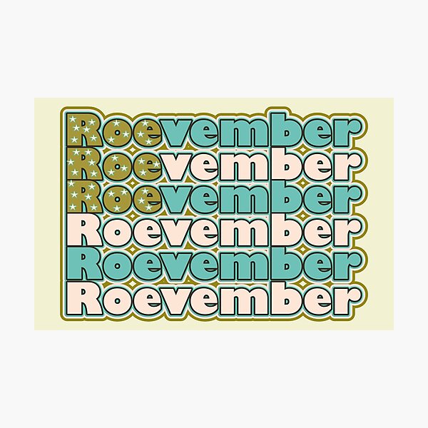 Item preview, Roevember vintage green and turquoise design designed and sold by JoyOfHopeStore.