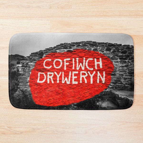 Item preview, Wal Cofiwch Dryweryn (Du a Gwyn a Coch) designed and sold by LluniauDafyddEm.