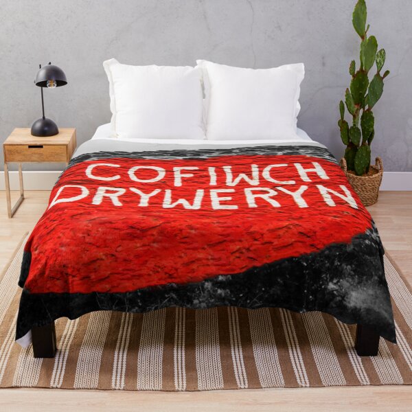 Item preview, Wal Cofiwch Dryweryn (Du a Gwyn a Coch) designed and sold by LluniauDafyddEm.