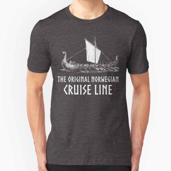 Viking Boat> Original Norwegian Cruise Line> Viking Slim Fit T-Shirt
