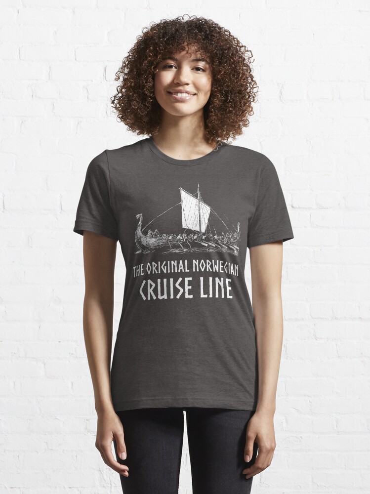 Alternate view of Viking Boat> Original Norwegian Cruise Line> Viking Essential T-Shirt