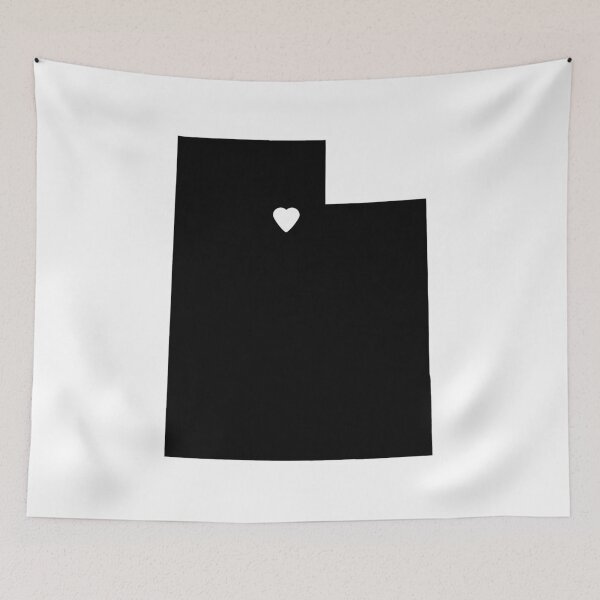 Item preview, Utah Love in Black designed and sold by Maren Misner.