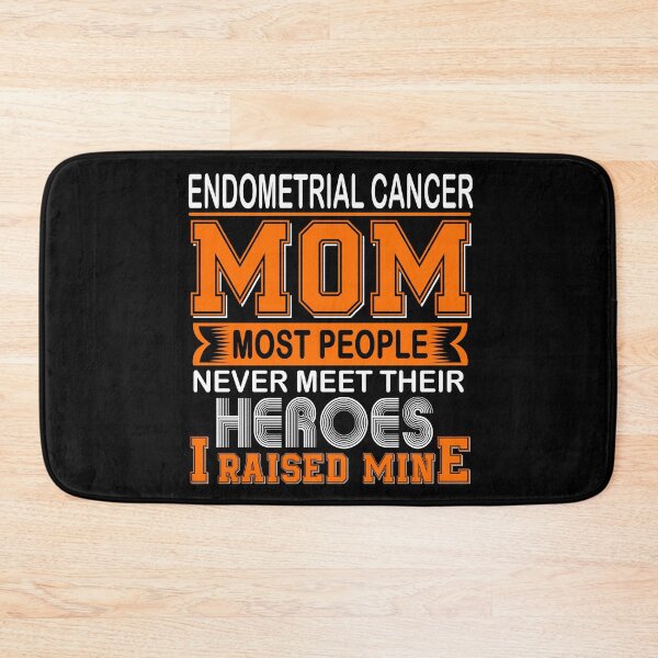 Item preview, Proud Endometrial Cancer Mom Most People Never Meet Their Heroes I Raise Mine designed and sold by frechettee.