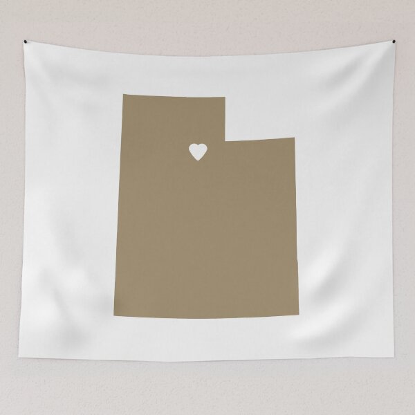 Item preview, Utah Love in Mocha designed and sold by Maren Misner.