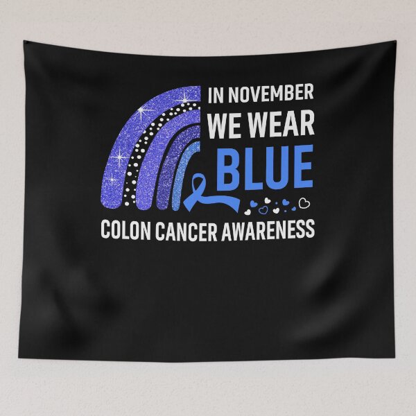 Item preview, In November We Wear Blue Colon Cancer Awareness designed and sold by Gillosina.