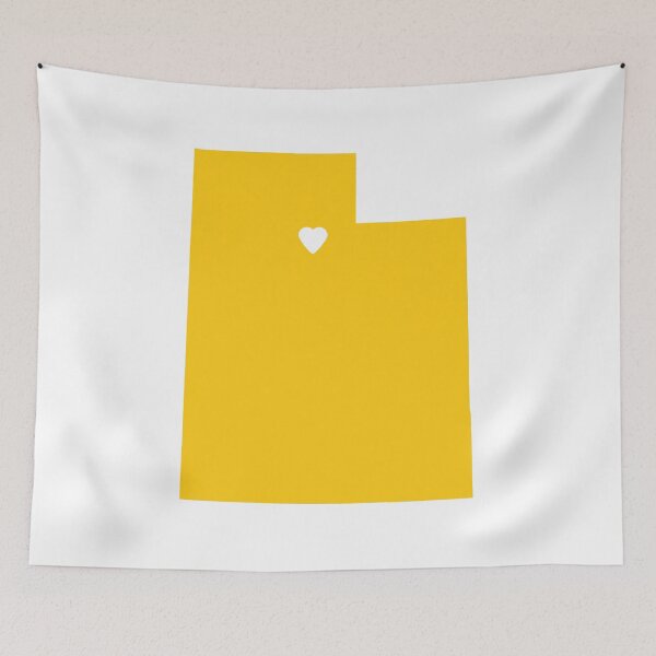 Item preview, Utah Love in Mustard designed and sold by Maren Misner.