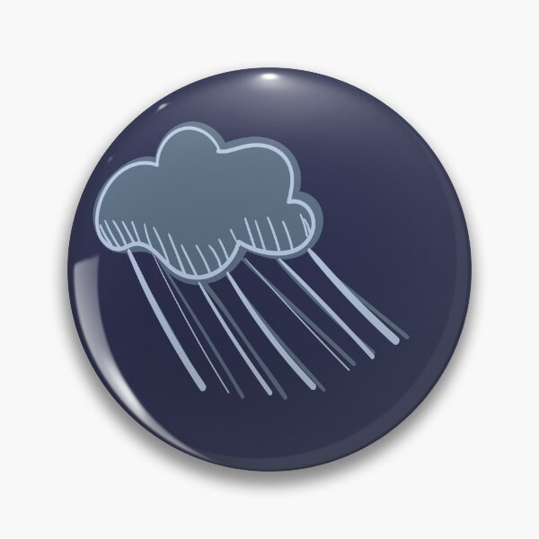 Item preview, Stormy Illustrated Cartoon Raincloud with Pouring Rain designed and sold by AngelDawnDesign.