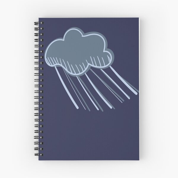 Item preview, Stormy Illustrated Cartoon Raincloud with Pouring Rain designed and sold by AngelDawnDesign.
