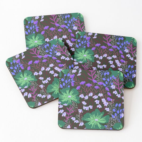 Item preview, Amethyst Floral Seamless Pattern designed and sold by Edenglow Prints & Peculiars.