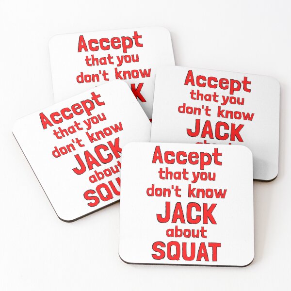 Item preview, Don't know jack about squat designed and sold by i-cottagedesign.